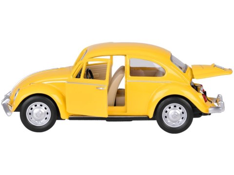 JOKOMISIADA Auto kolekcjonerskie Volkswagen Classical Beetle 1967 1:36 metalowe auto światło dźwięk ZA5055