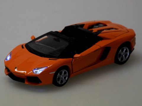 JOKOMISIADA Auto metalowe model Lamborghini Aventador Roadster 1:32 interaktyw. ZA5053