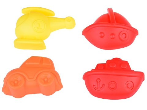 JOKOMISIADA Duży zestaw Auto Wywrotka do piasku, foremki, łopatka, grabki ZA5076