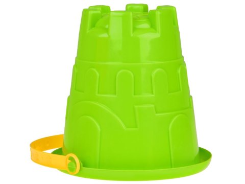 JOKOMISIADA Duży zestaw Auto Wywrotka do piasku, foremki, łopatka, grabki ZA5076