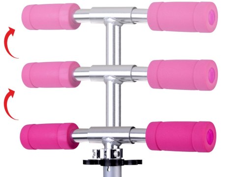 JOKOMISIADA Lekka Składana Hulajnoga Świecące koła Idealna dla Dzieci SP0786