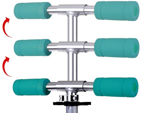 JOKOMISIADA Lekka Składana Hulajnoga z Świecące koła Idealna dla Dzieci SP0786