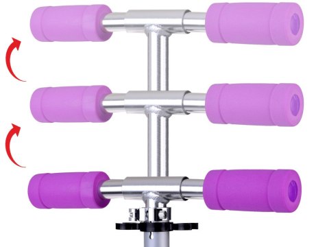 JOKOMISIADA Lekka Składana Hulajnoga z Świecące koła Idealna dla Dzieci SP0786