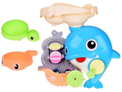 JOKOMISIADA Wesoły Delfin zabawka do kąpieli + łódka z pingwinami ZA5064