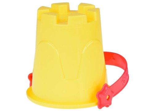 JOKOMISIADA Zestaw zabawki do piasku wiaderko foremki grabki ZA5078