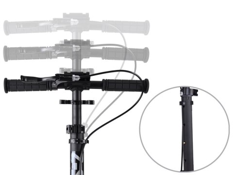 Producent niezdefiniowany Duża składana hulajnoga miejska z amortyzatorem i hamulcami do 100kg SP0785