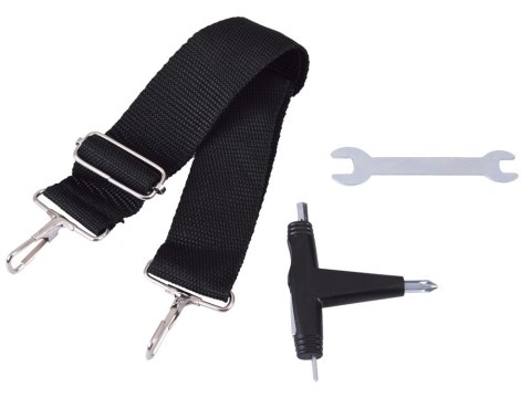 Producent niezdefiniowany Duża składana hulajnoga miejska z amortyzatorem i hamulcami do 100kg SP0785