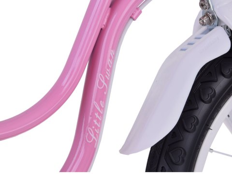 RoyalBaby RoyalBaby Rower 16" Little Swan retro dziecięcy koszyk kółka boczne RB16-18