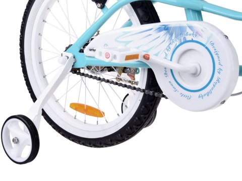 RoyalBaby RoyalBaby Rower dziecięcy 18" Little Swan koszyk kółka boczne RB18-18