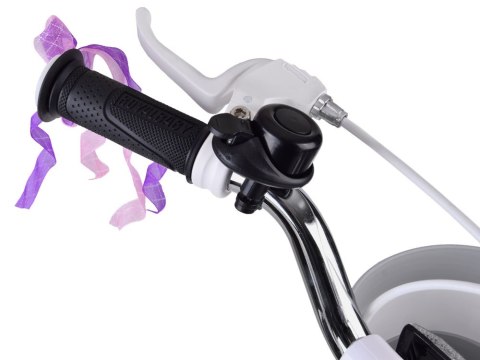 RoyalBaby RoyalBaby Rower dziecięcy 18" Little Swan koszyk kółka boczne RB18-18