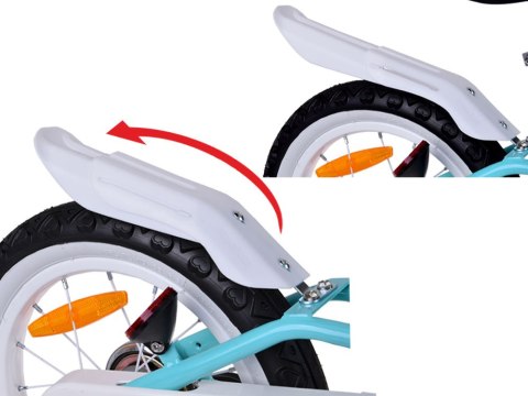 RoyalBaby RoyalBaby dziecięcy Rower 16" Little Swan koszyk kółka boczne RB16-18