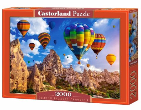 Castorland Puzzle 2000 elementów C-200900 Colorful Balloons, Cappadocia balony