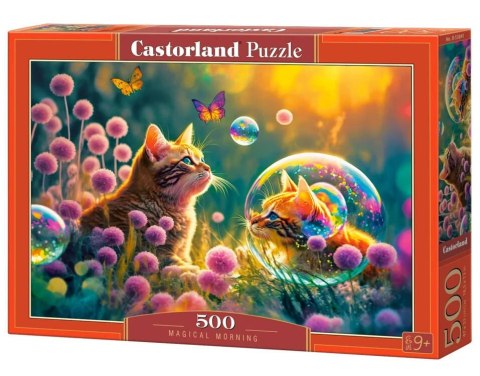 Castorland Puzzle 500 elementów Magical Morning ko koty