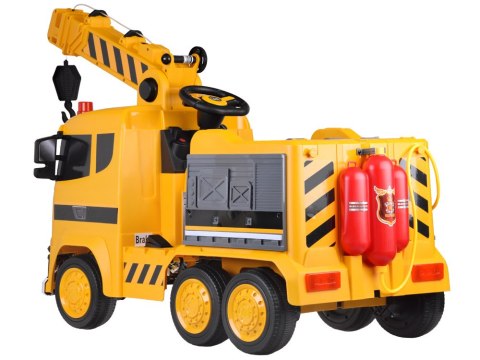 JOKOMISIADA Auto na akumulator Duży DŹWIG ruchomy hak światło dźwięk bujanie PA0317