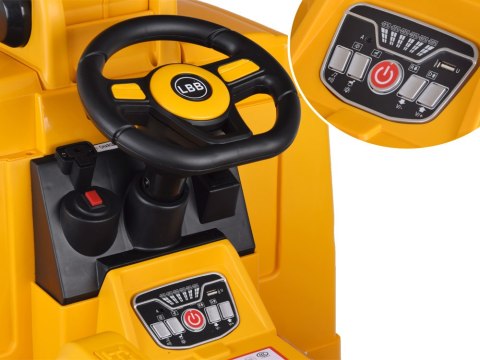 JOKOMISIADA Auto na akumulator Duży DŹWIG ruchomy hak światło dźwięk bujanie PA0317