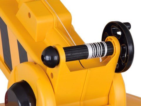 JOKOMISIADA Auto na akumulator Duży DŹWIG ruchomy hak światło dźwięk bujanie PA0317