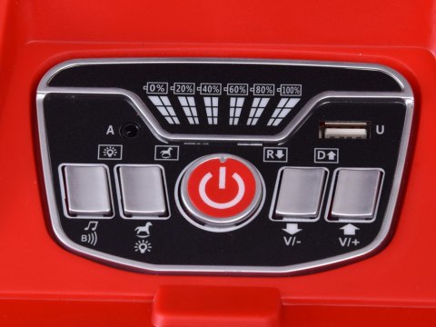 JOKOMISIADA Auto straż pożarna wóz strażacki na akumulator sikawka bujanie PA0316