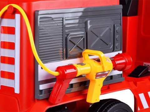 JOKOMISIADA Auto straż pożarna wóz strażacki na akumulator sikawka bujanie PA0316