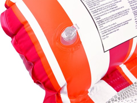 JOKOMISIADA Dmuchany czerwony Materac do pływania Hamak wodny na basen i plażę SP0759