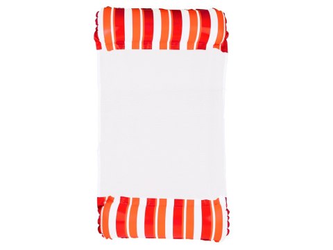 JOKOMISIADA Dmuchany czerwony Materac do pływania Hamak wodny na basen i plażę SP0759