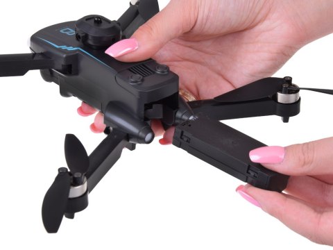 JOKOMISIADA Latający Dron quadcopter Model zdalnie sterowany Składany + Kamera RC0657