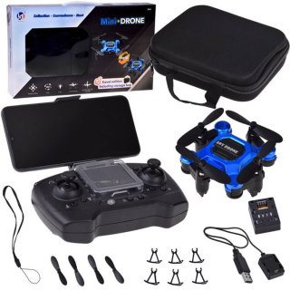 JOKOMISIADA Latający Zdalnie sterowany Mini dron - Składany model z pilotem RC0656