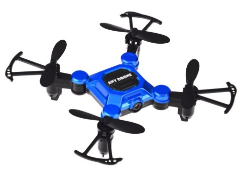 JOKOMISIADA Latający Zdalnie sterowany Mini dron - Składany model z pilotem RC0656