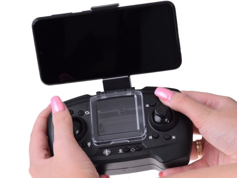 JOKOMISIADA Latający Zdalnie sterowany Mini dron - Składany model z pilotem RC0656