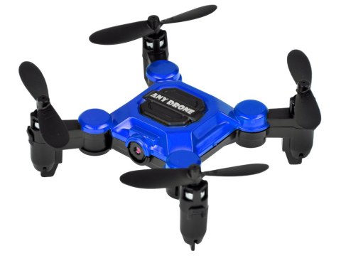 JOKOMISIADA Latający Zdalnie sterowany Mini dron - Składany model z pilotem RC0656