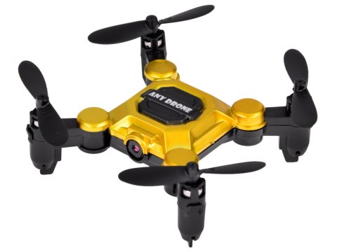 JOKOMISIADA Latający Zdalnie sterowany Mini dron - Składany model z pilotem RC0656