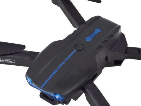 JOKOMISIADA Latający quadcopter Dron model zdalnie sterowany składany kamera RC0658