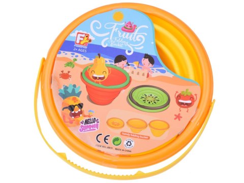 JOKOMISIADA Składane Owocowe Wiaderko Cytryna Zabawka Dla Małych Odkrywców ZA5147 ZO