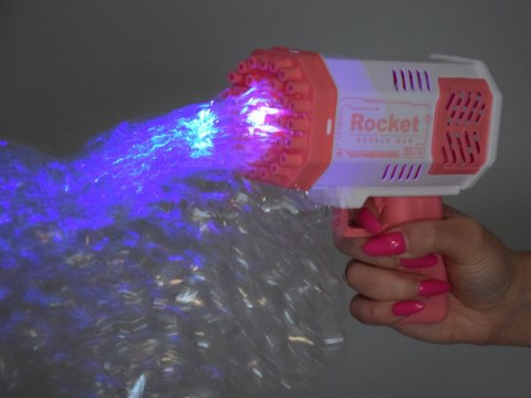 JOKOMISIADA Zestaw Pistolet bańki mydlane światło + płyn dla dzieci ZA4976