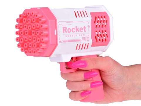 JOKOMISIADA Zestaw Pistolet bańki mydlane światło + płyn dla dzieci ZA4976