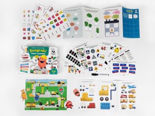 Kapitan Nauka Kapitan Nauka Bazgraki Super pojazdy zabawy edukacyjne łamigłówki KS0883