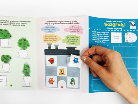 Kapitan Nauka Kapitan Nauka Bazgraki Super pojazdy zabawy edukacyjne łamigłówki KS0883