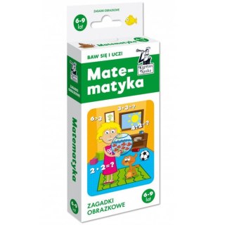 Kapitan Nauka Kapitan Nauka Zagadki obrazkowe - Matematyka zadania 6-9 lat KS0886
