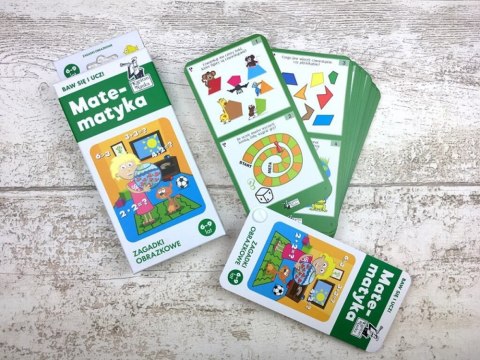 Kapitan Nauka Kapitan Nauka Zagadki obrazkowe - Matematyka zadania 6-9 lat KS0886