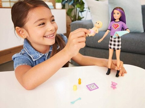 Mattel Lalka Barbie Skipper opiekunka + niemowlak akcesoria GRP11 ZA5084