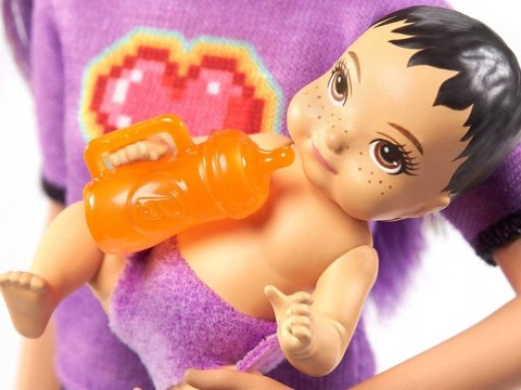 Mattel Lalka Barbie Skipper opiekunka + niemowlak akcesoria GRP11 ZA5084