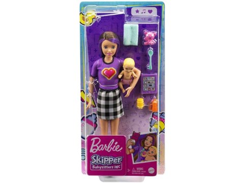 Mattel Lalka Barbie Skipper opiekunka + niemowlak akcesoria GRP11 ZA5084