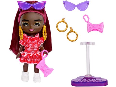 Mattel Lalka stylowa lalka modowa Barbie Extra Mini Minis HLN47 ZA5105 D