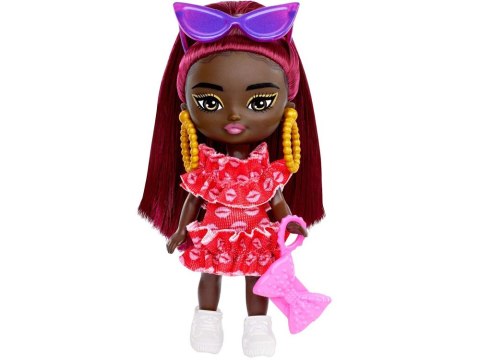 Mattel Lalka stylowa lalka modowa Barbie Extra Mini Minis HLN47 ZA5105 D