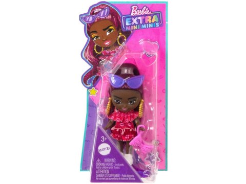 Mattel Lalka stylowa lalka modowa Barbie Extra Mini Minis HLN47 ZA5105 D