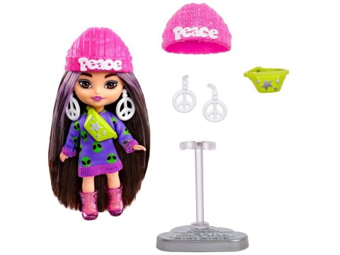 Mattel Lalka stylowa modowa Barbie Extra Mini Minis akcesoria HLN46 ZA5105 B