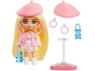 Mattel Lalka stylowa modowa Barbie Extra Mini Minis w berecie HLN48 ZA5105C