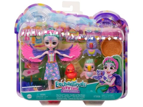 Producent niezdefiniowany Enchantimals Lalka Filia Finch i sympatyczna rodzinka papuszek ZA5089
