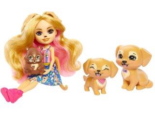 Producent niezdefiniowany Enchantimals Lalka Golden Retriever figurki szczeniaków wiewiórka ZA5088