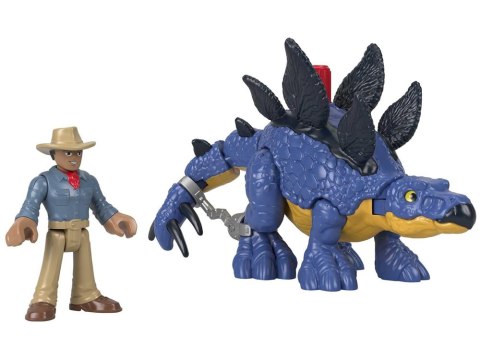 Producent niezdefiniowany Jurassic World zestaw Imaginext figurki Stegosaurus + Dr. Grant ZA5097