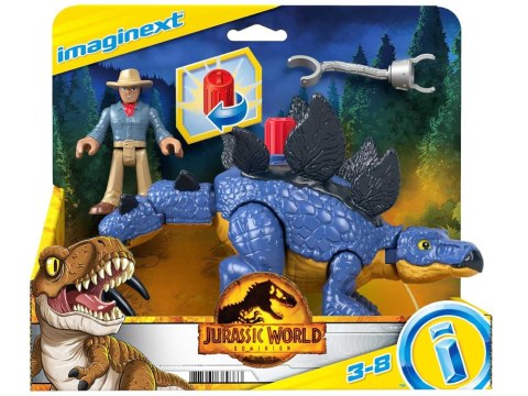 Producent niezdefiniowany Jurassic World zestaw Imaginext figurki Stegosaurus + Dr. Grant ZA5097
